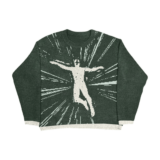 Break Free Graphic Knit Sweater