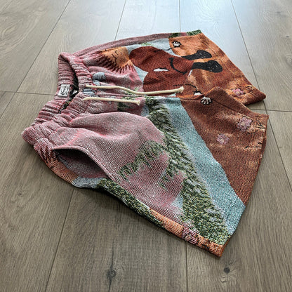 BAD-BUNNY TAPESTRY SHORTS