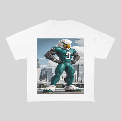 EAGLES HEAVY WEIGHT COTTON TEE-8801