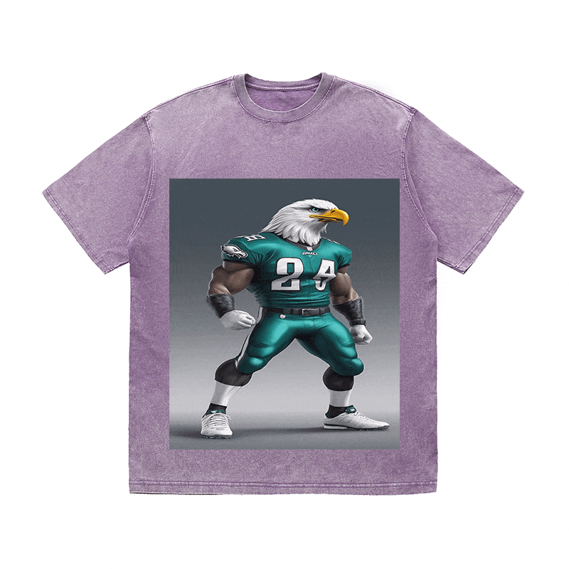 EAGLES HEAVY WEIGHT COTTON TEE-8802