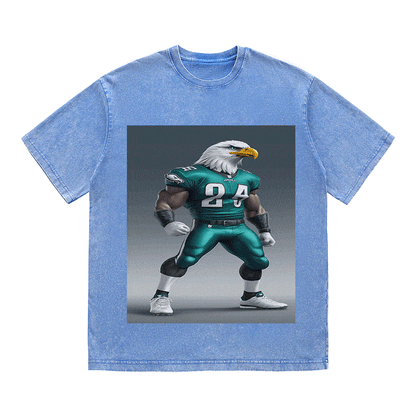 EAGLES HEAVY WEIGHT COTTON TEE-8802