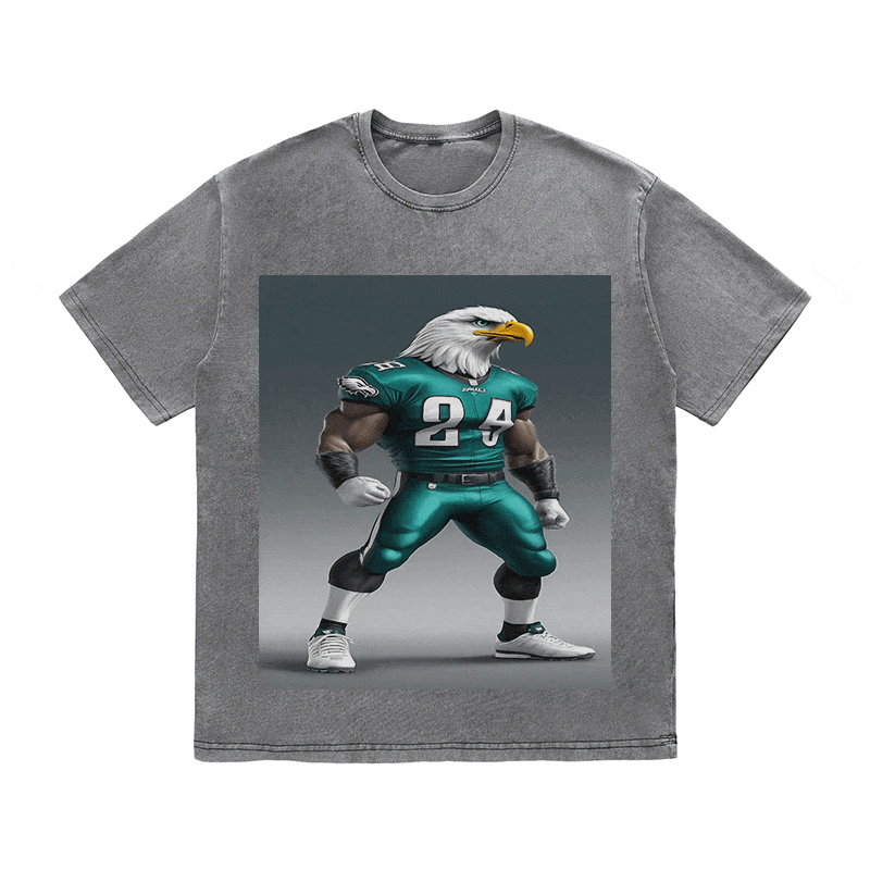 EAGLES HEAVY WEIGHT COTTON TEE-8802