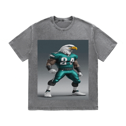 EAGLES HEAVY WEIGHT COTTON TEE-8802