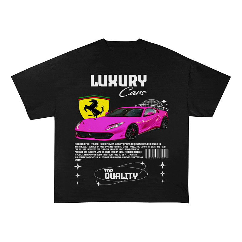 FERRARI HEAVY WEIGHT COTTON TEE-9097