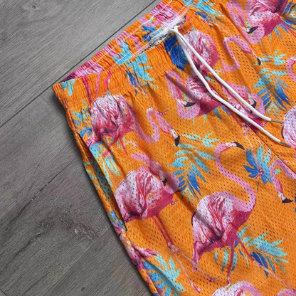 FLAMINGO MESH SHORTS-8746