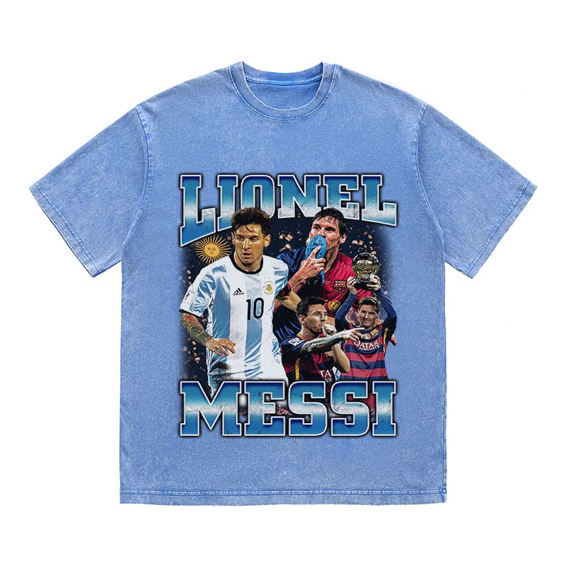 MESSI 3 HEAVY WEIGHT COTTON TEE-8971