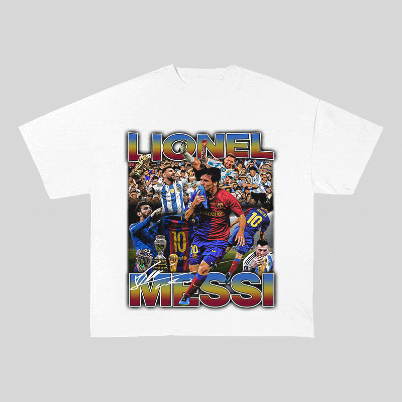 MESSI 4 HEAVY WEIGHT COTTON TEE-8972