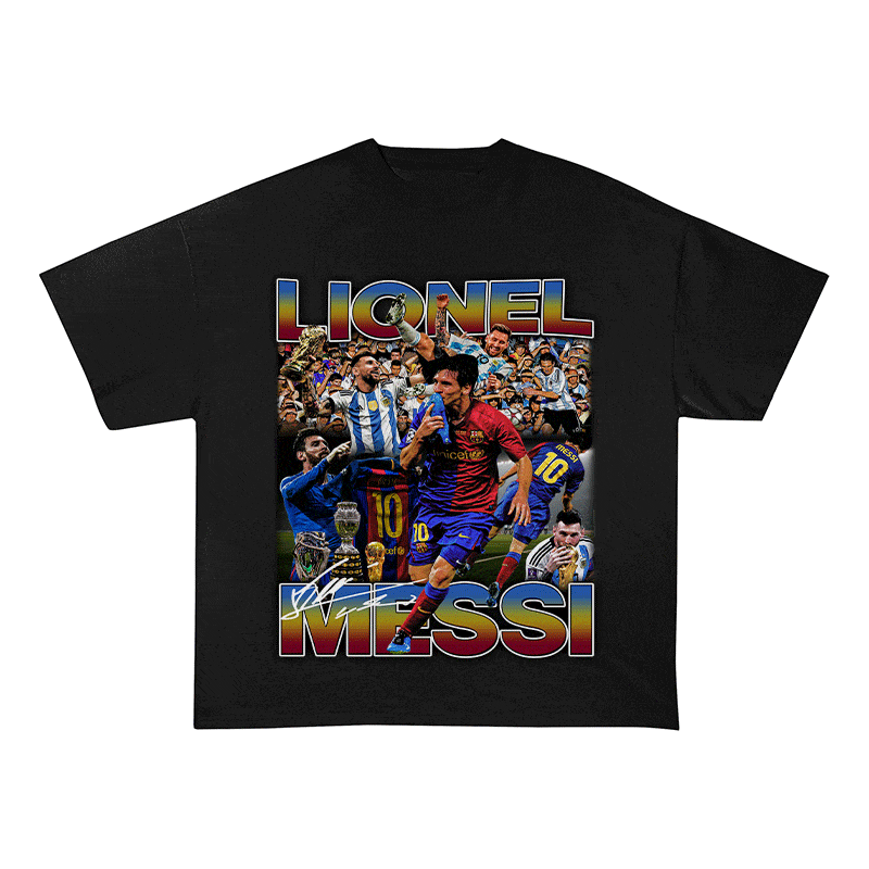 MESSI 4 HEAVY WEIGHT COTTON TEE-8972