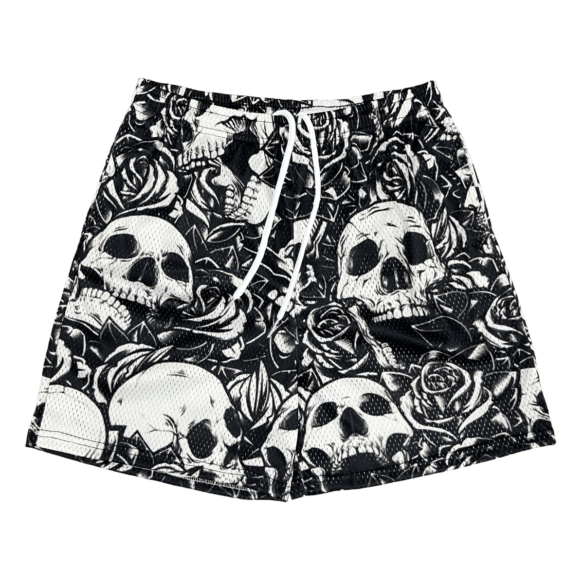 SKULL MESH SHORTS-8691